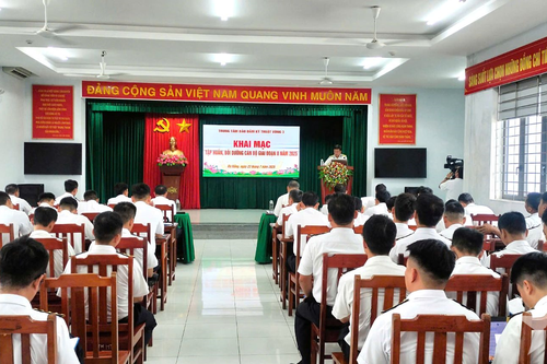 Trung tâm Bảo đảm kỹ thuật, Vùng 3 Hải quân bồi dưỡng, tập huấn cán bộ
