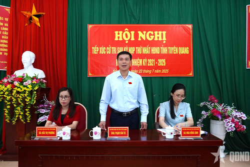 Tuyên Quang: Đại biểu HĐND tỉnh tiếp xúc cử tri tại các địa phương