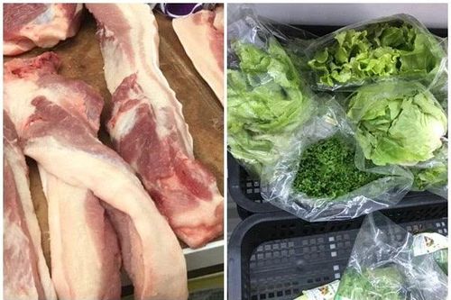 Thịt lợn, rau xanh đắt hàng trước giờ bão Wipha đổ bộ