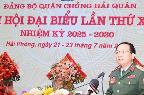 Đại tướng Trịnh Văn Quyết dự Đại hội Đảng bộ Quân chủng Hải quân