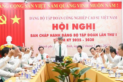 Đồng chí Trần Công Kha tái đắc cử Bí thư Đảng ủy VRG nhiệm kỳ 2025 – 2030