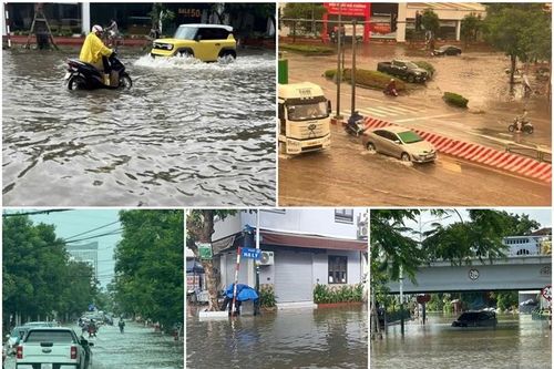 Hải Phòng: Nhiều nơi ngập nặng do triều cường sau bão số 3