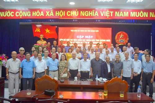 VKSND tỉnh Quảng Ngãi gặp mặt tri ân cán bộ qua các thời kỳ