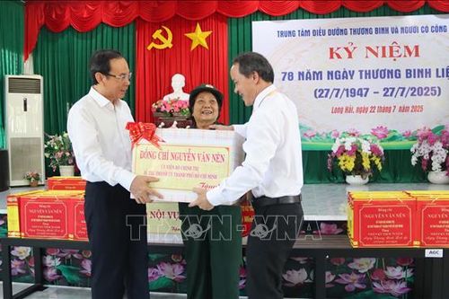 Đất nước luôn trân trọng, khắc ghi những đóng góp to lớn của các thương, bệnh binh