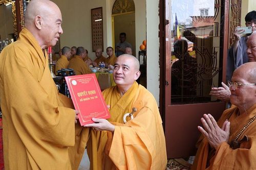 TP.HCM: Thượng tọa Thích Phước Cường được bổ nhiệm làm trụ trì chùa Đại Hạnh