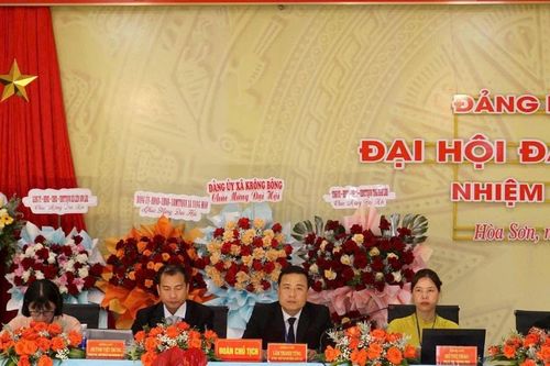 Đại hội Đảng bộ xã Hòa Sơn, tỉnh Đắk Lắk lần thứ I:'Dòng chảy mạnh hơn' từ khát vọng đoàn kết và phát triển bền vững