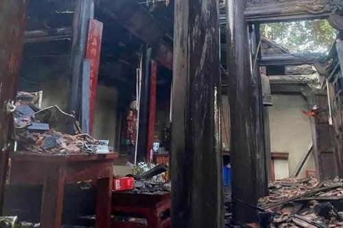 Xác định nguyên nhân ban đầu vụ cháy di tích quốc gia chùa Báo Quốc