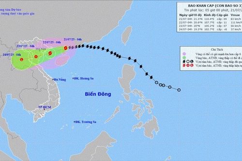Bão số 3 có khả năng tăng cấp