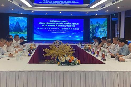 Các cơ quan hữu quan tỉnh làm việc với Tập đoàn đầu tư Quảng Tây (Trung Quốc)