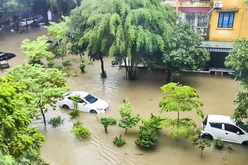Thanh Hóa bị ngập sâu diện rộng do mưa lớn