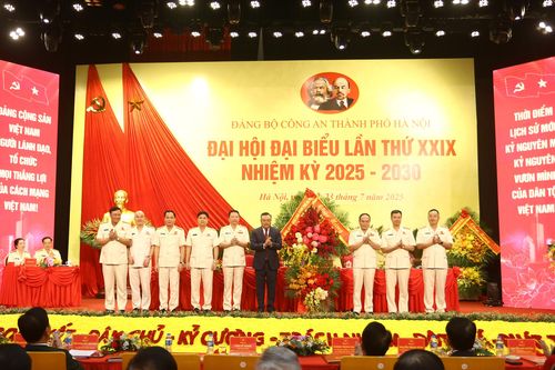 Khai mạc Đại hội Đại biểu lần thứ XXIX Đảng bộ Công an thành phố Hà Nội