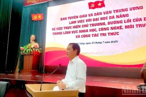 Khảo sát việc thực hiện các chủ trương của Đảng về khoa học, công nghệ và xây dựng đội ngũ trí thức tại Đà Nẵng