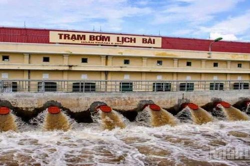 Hưng Yên huy động gần 100 trạm bơm tiêu úng cứu lúa, hoa màu