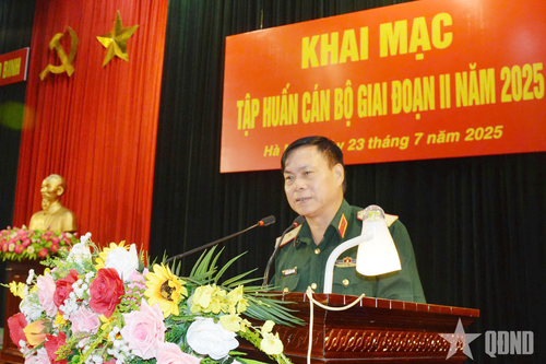 Binh chủng Pháo binh tập huấn cán bộ giai đoạn II năm 2025