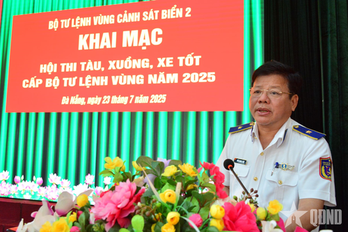 Vùng Cảnh sát biển 2 khai mạc Hội thi tàu, xuồng, xe tốt năm 2025