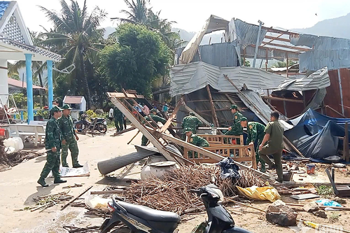 An Giang: Dông lốc gây thiệt hại gần 1 tỷ đồng tại xã Ba Chúc