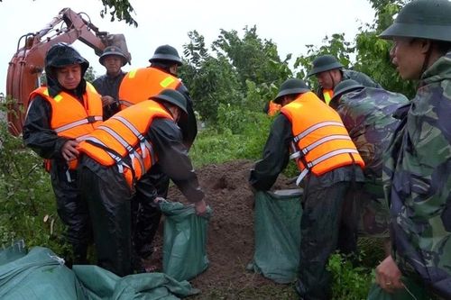 Hưng Yên thông tin về sự cố tràn bờ bao kênh dẫn Cù Là