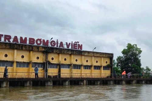 Ninh Bình vận hành 345 máy bơm cứu hơn 70.000 ha lúa bị ngập sâu
