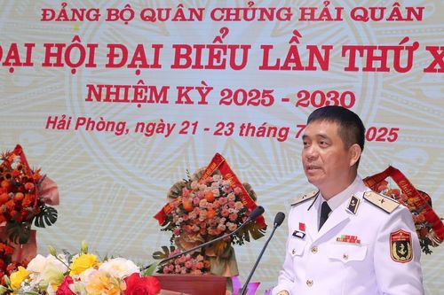 Thiếu tướng Nguyễn An Phong được bầu làm Bí thư Đảng ủy Quân chủng Hải quân