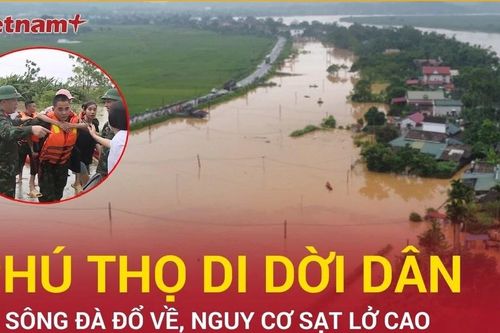 Bão số 3: Phú Thọ di dời 340 hộ dân đến nơi an toàn