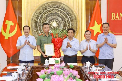 Chỉ định đồng chí Tô Anh Dũng, Giám đốc Công an tỉnh tham gia Ban Chấp hành, Ban Thường vụ Tỉnh ủy Thanh Hóa