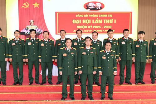Đại hội Đảng bộ Phòng Chính trị nhiệm kỳ 2025-2030