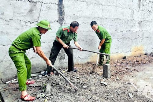 Xóa nhà tạm, nhà dột nát: Dấu ấn từ lực lượng Công an cơ sở