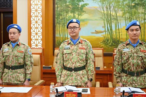 Việt Nam cử 3 sĩ quan gìn giữ hòa bình tại Abyei