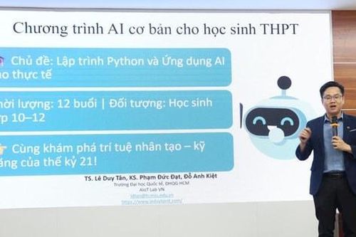 TP Hồ Chí Minh: Thí điểm đào tạo chuyên sâu AI cho học sinh