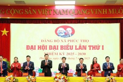 Đại hội Đảng bộ xã Phúc Thọ thành công tốt đẹp