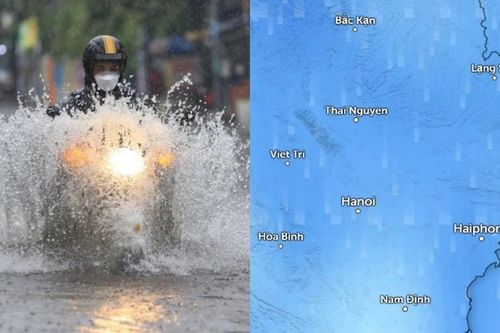 Dự báo miền Bắc mưa vừa, mưa to trong hai ngày 24 - 25/7