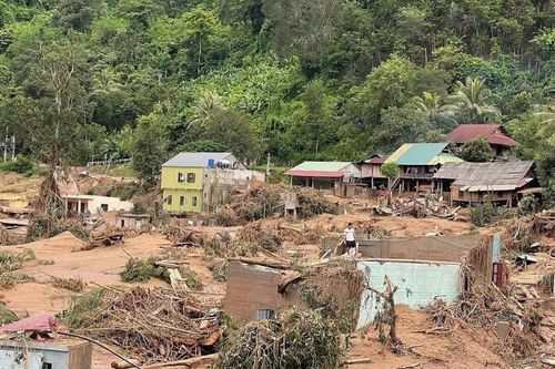 Hoang tàn sau lũ tại Mường Xén, Bắc Lý, Mỹ Lý