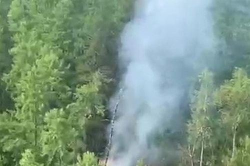 Máy bay Nga bốc cháy, gần 50 người thiệt mạng