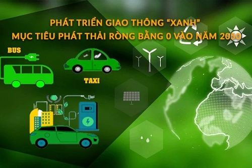 Phát triển giao thông 'xanh': Hướng đến mục tiêu phát thải ròng bằng 0 vào năm 2050