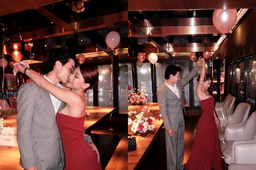 Louis Phạm diện váy bó sát, bạn trai Việt kiều lộ 'bàn tay hư'