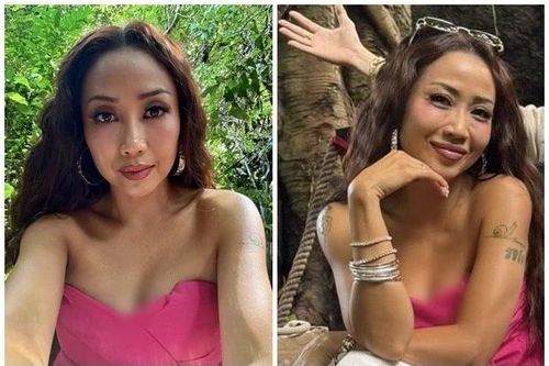 Ốc Thanh Vân trông khác lạ khi nhuộm da nâu đóng phim