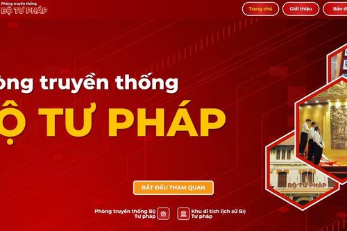 Truyền thống hào hùng của Bộ, Ngành Tư pháp qua công nghệ thực tế ảo