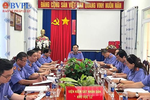 Viện trưởng VKSND TP Hồ Chí Minh làm việc với các đơn vị VKSND Khu vực