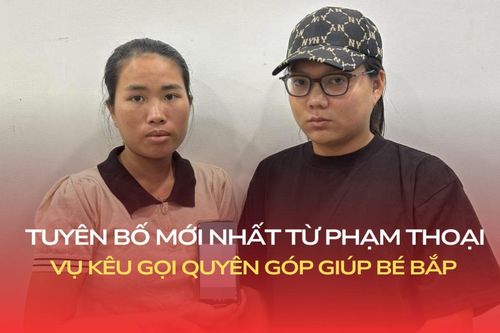 Tuyên bố mới nhất của Phạm Thoại về vụ kêu gọi hơn 16 tỷ giúp bé Bắp gây chú ý