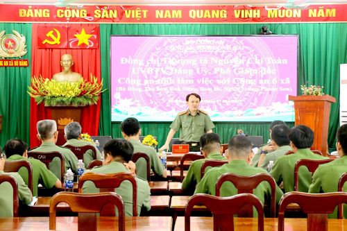 Nâng cao hiệu quả công tác công an xã sau sáp nhập