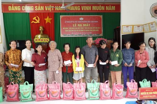 UBMTTQ Việt Nam phường Bắc Cam Ranh ra mắt mô hình 'Con nuôi của Mặt trận'