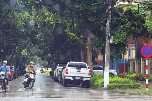 Nhiều tài xế đỗ xe ô tô bất chấp biển cấm