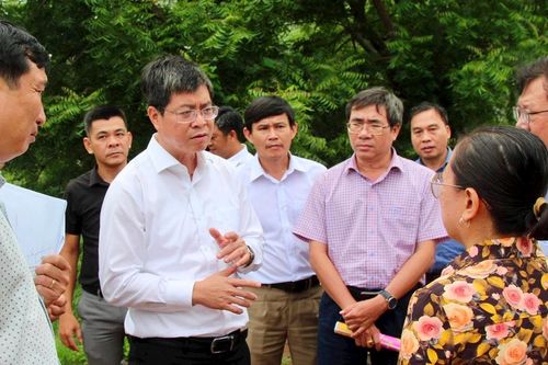 Phó Chủ tịch UBND tỉnh Lâm Đồng Nguyễn Hồng Hải kiểm tra các dự án trọng điểm khu vực Đông Nam tỉnh