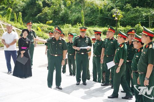 Thượng tướng Phùng Sĩ Tấn kiểm tra công tác chuẩn bị hoạt động về nguồn tại ATK Định Hóa
