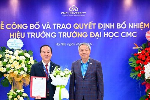 PGS.TS Nguyễn Thanh Tùng giữ chức vụ Hiệu trưởng Trường Đại học CMC