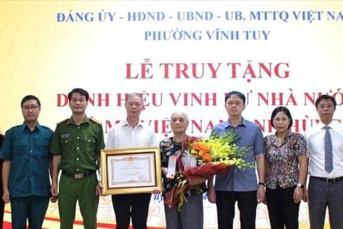 Truy tặng danh hiệu Bà mẹ Việt Nam Anh hùng đối với mẹ Nguyễn Thị Ngọ