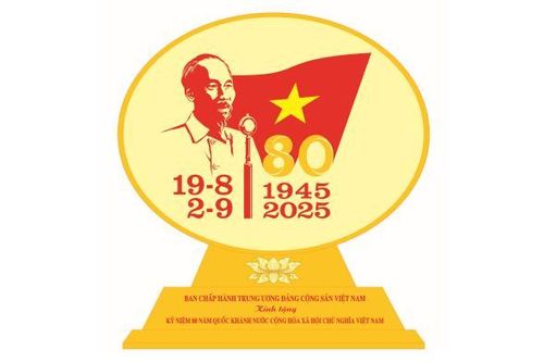 Mẫu biểu trưng quà tặng kỷ niệm 80 năm Cách mạng Tháng Tám thành công và Quốc khánh 2.9