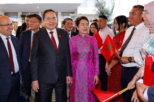Chủ tịch Quốc hội Trần Thanh Mẫn và Phu nhân bắt đầu thăm chính thức Morocco