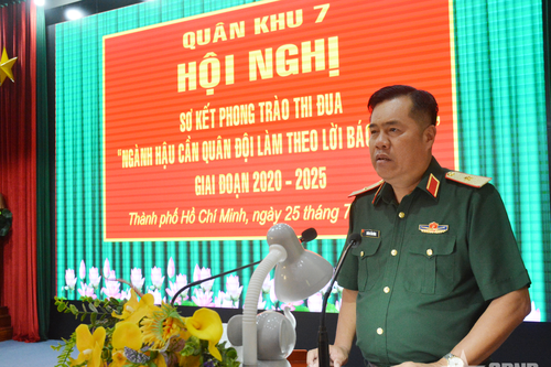Quân khu 7 tiết kiệm trên 194 tỷ đồng từ Phong trào 'Ngành Hậu cần Quân đội làm theo lời Bác Hồ dạy'