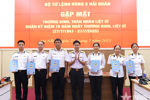 Vùng 3 Hải quân tổ chức nhiều hoạt động tri ân, đền ơn đáp nghĩa